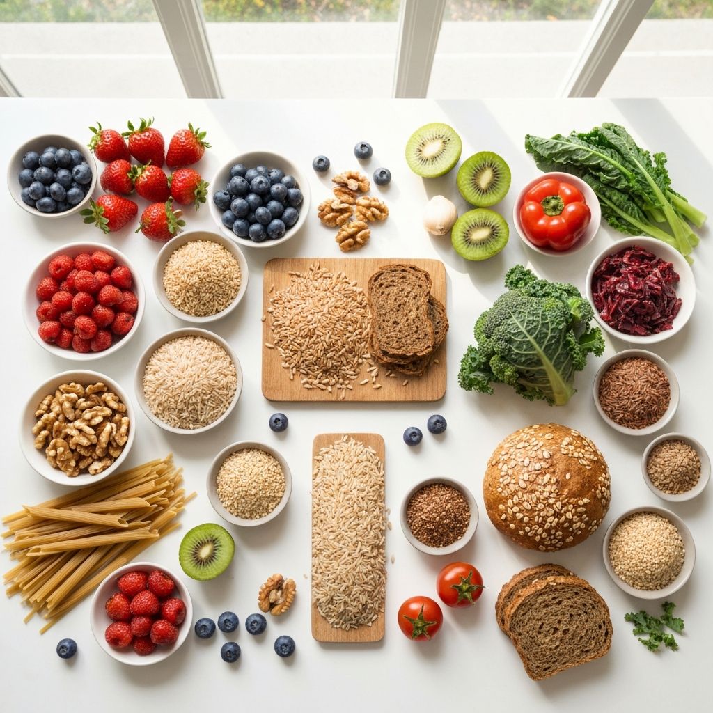 Fresh vegetables and fruits